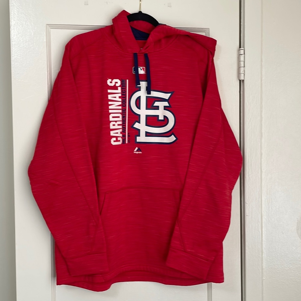 Cardinals Red Hoodie Pullover, Mens Large